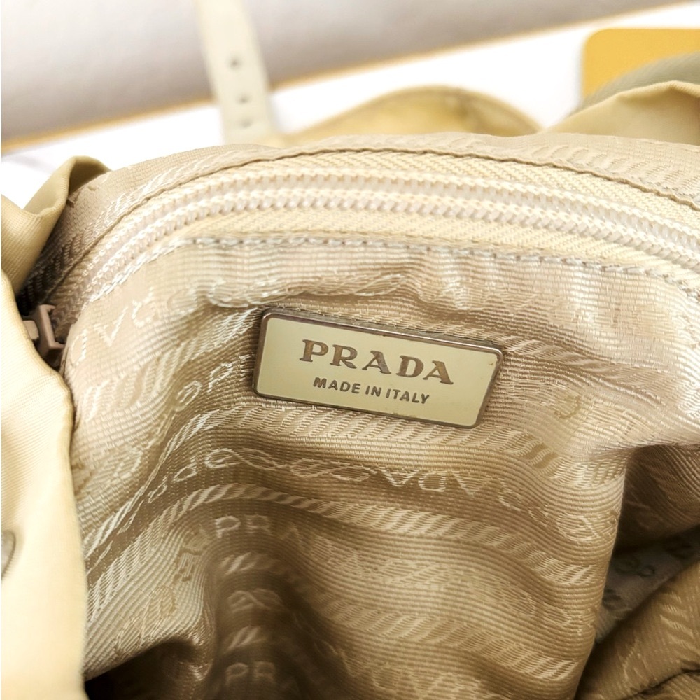 Prada Re-Nylon Beige Desert Backpack - Picture 9 of 13